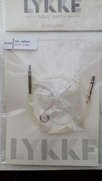 Lykke Cypra 5 Interchangeable Circular Knitting Needle Set - Black Vegan Suede