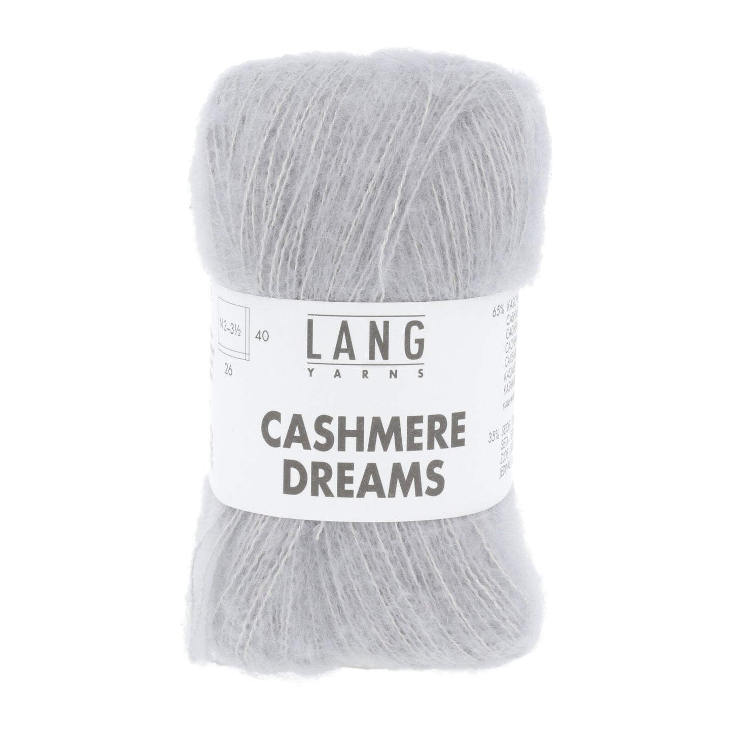 Photo of Lang Yarns Cashmere Dreams in 0023 - Silver