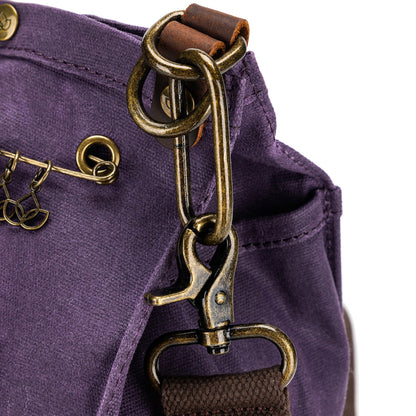 della Q Maker's Canvas Rucksack - Purple