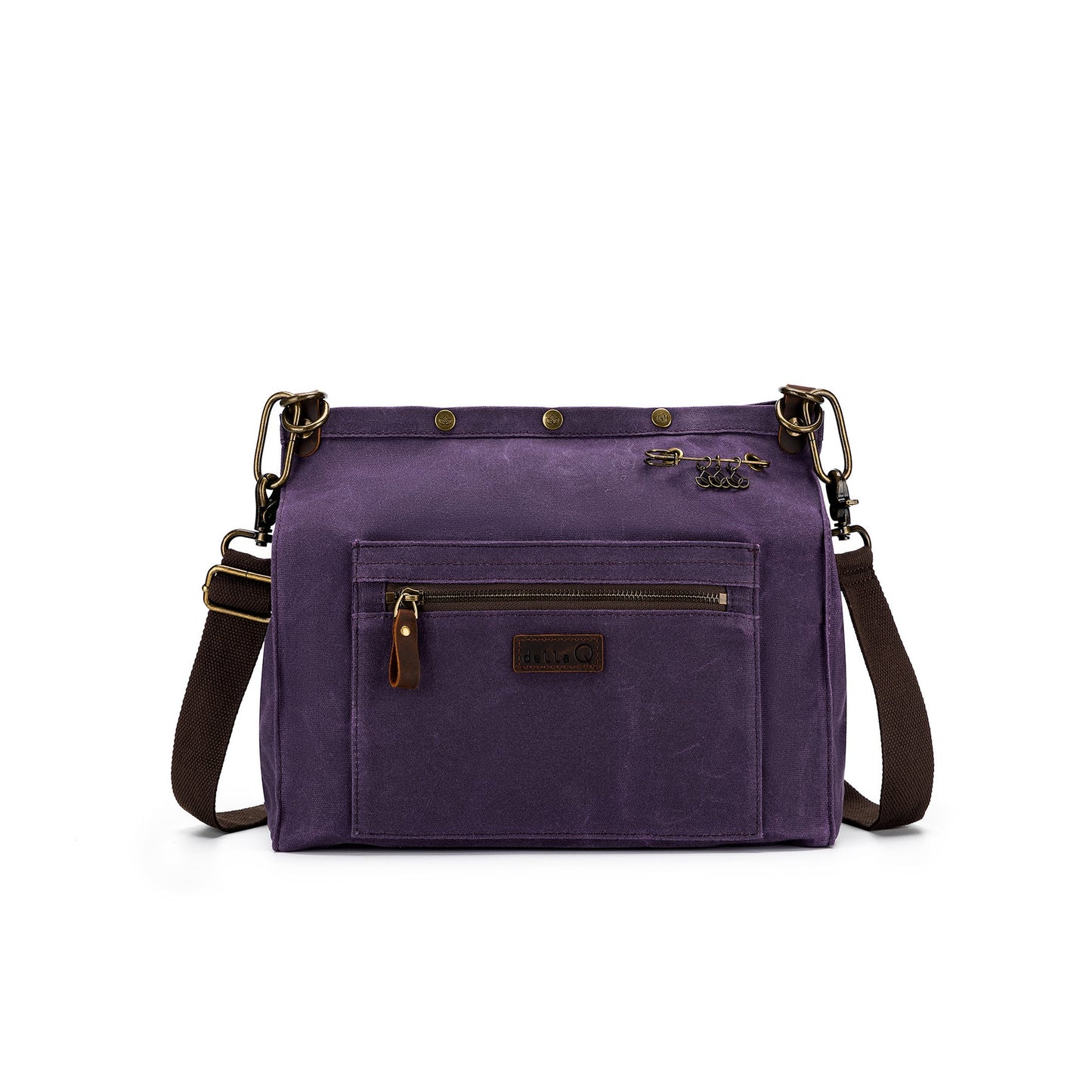 della Q Maker's Canvas Rucksack - Purple