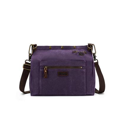 della Q Maker's Canvas Rucksack - Purple