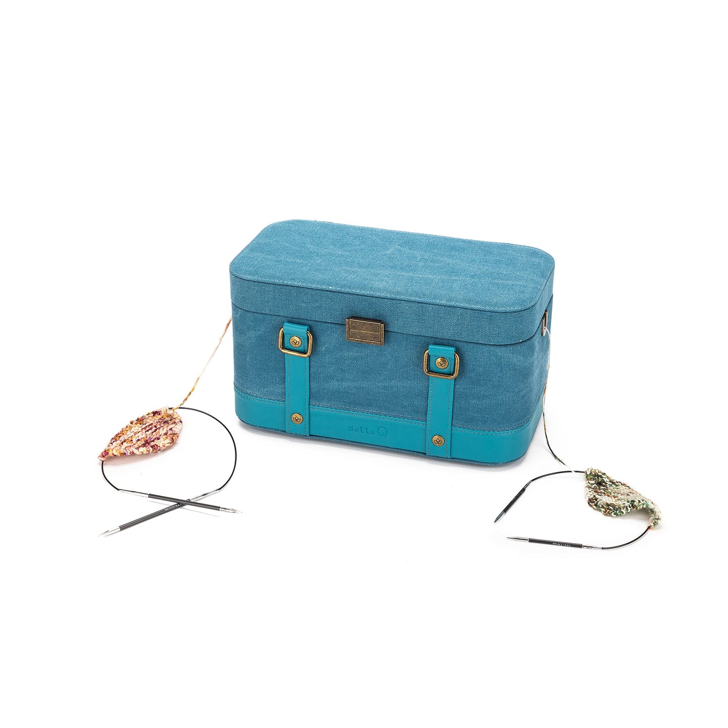 della Q Maker's Train Case - Teal