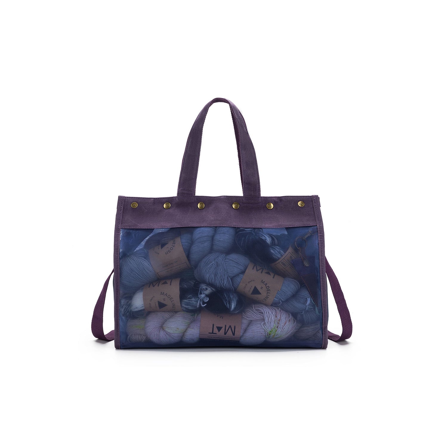 della Q Maker's Mesh Tote - Purple