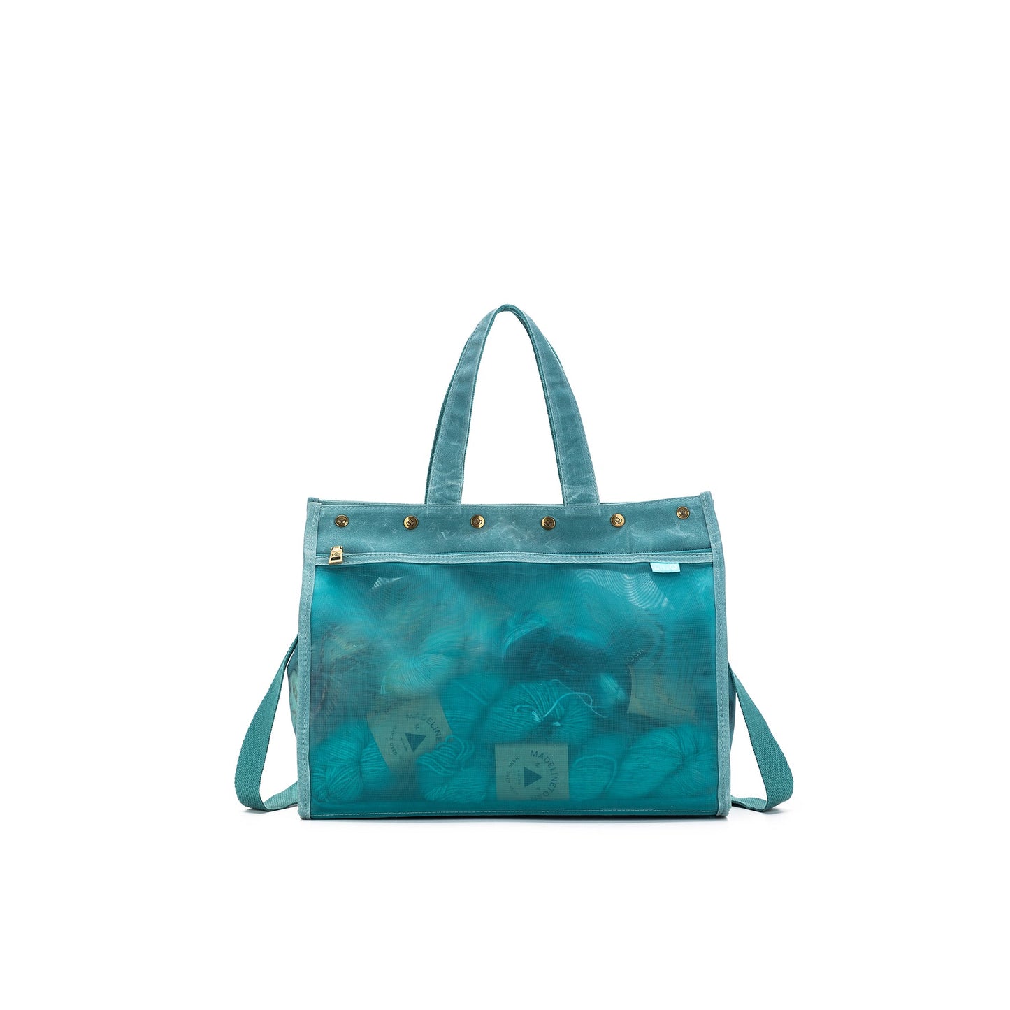 della Q Maker's Mesh Tote - Teal