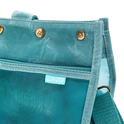 della Q Maker's Mesh Tote - Teal