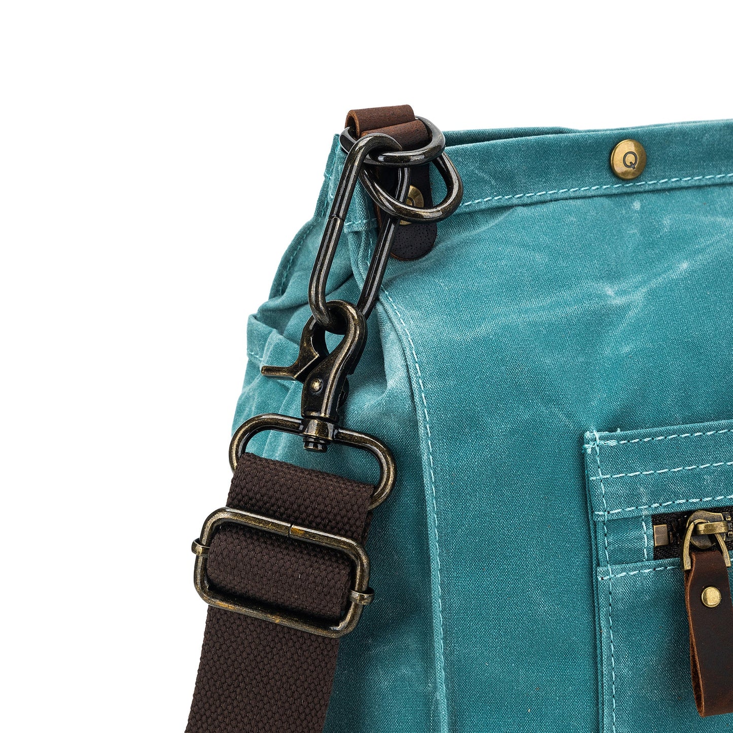 della Q Maker's Canvas Rucksack - Teal