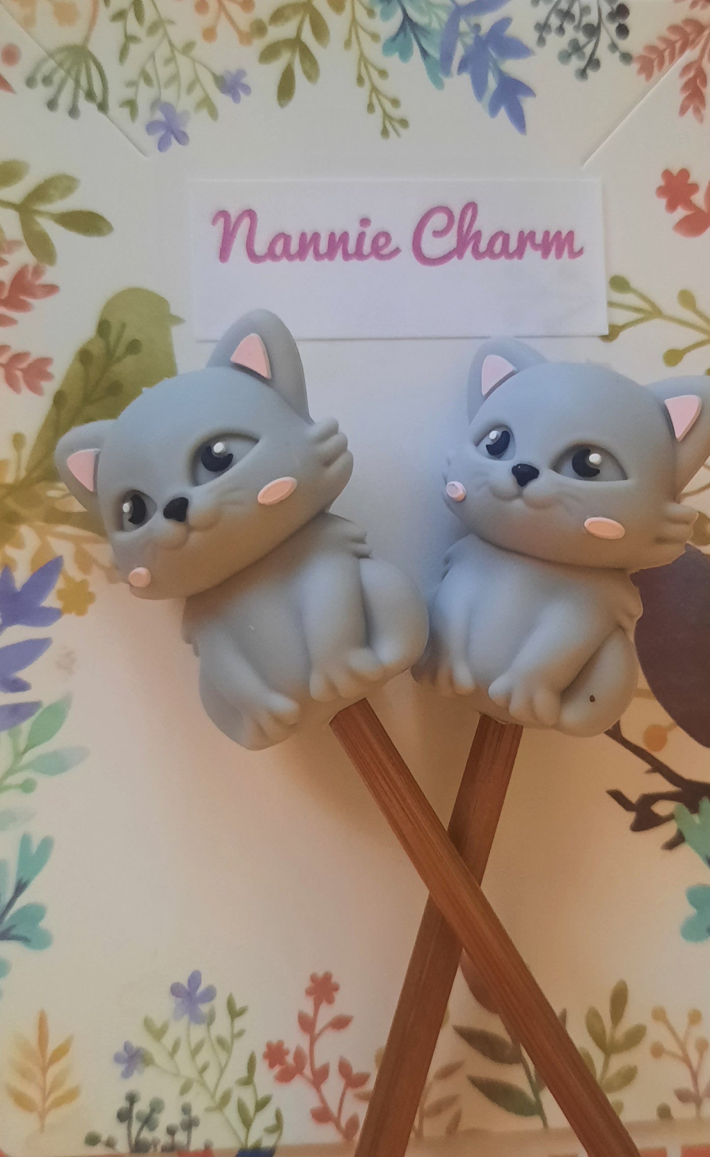 Nannie Charm * Kitty, Kitty * protège-pointes d'aiguille