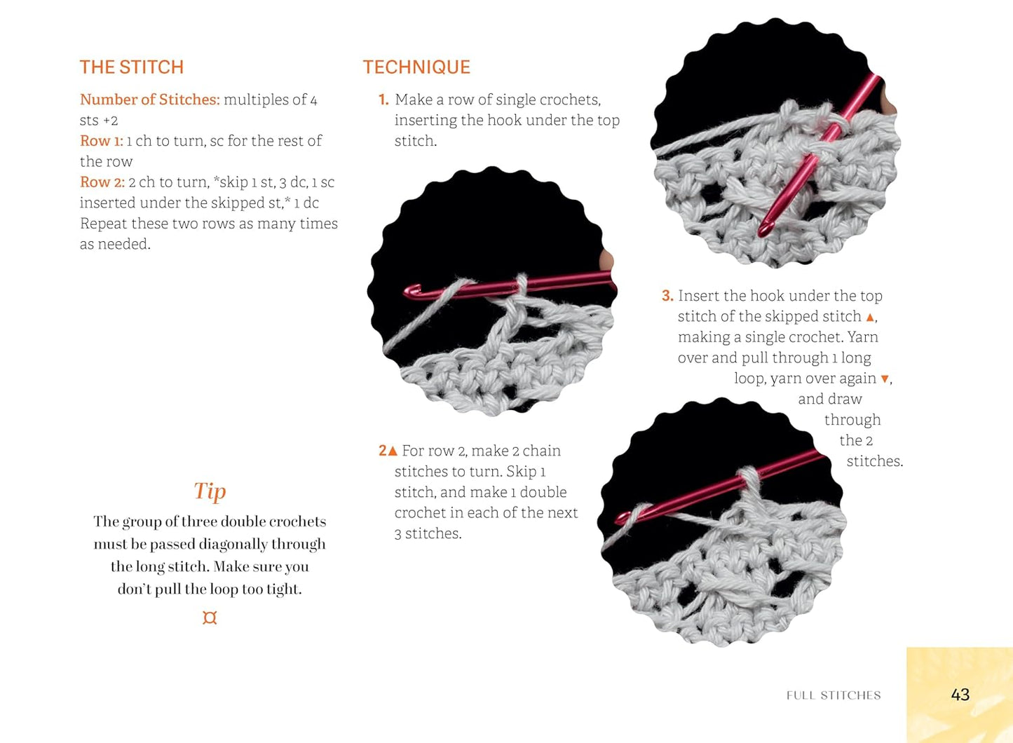 Dictionnaire essentiel du crochet : un guide visuel des points et des techniques, par Sophie Martin