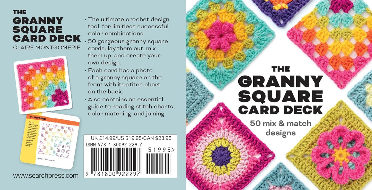 Le jeu de cartes Granny Square : 50 modèles à mélanger et à assortir, par Claire Montgomerie