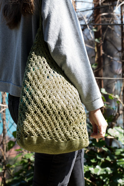 Dunya Market Bag in Urth Monokrom Cotton DK (Crochet)