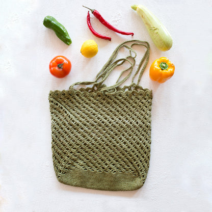 Dunya Market Bag in Urth Monokrom Cotton DK (Crochet)