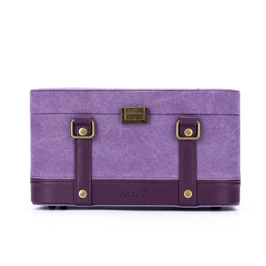 della Q Maker's Train Case - Plum