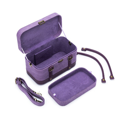 della Q Maker's Train Case - Plum