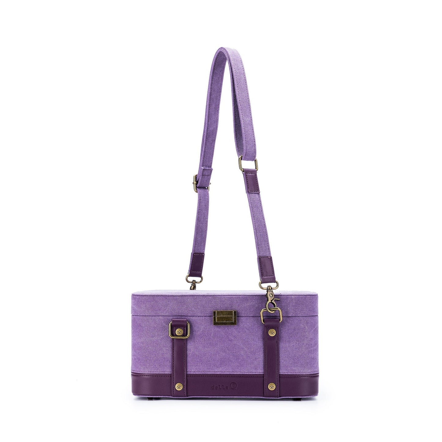 della Q Maker's Train Case - Plum