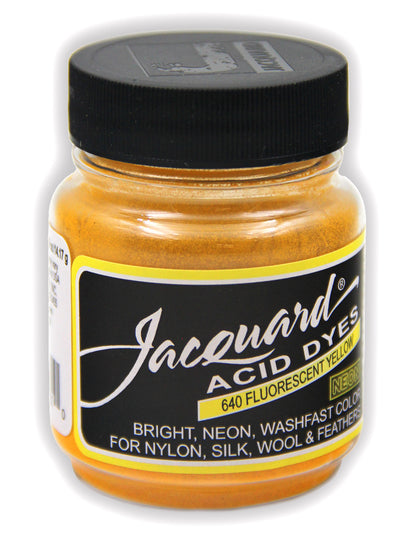 Teinture acide jacquard - 640 jaune fluorescent - 0,5 oz