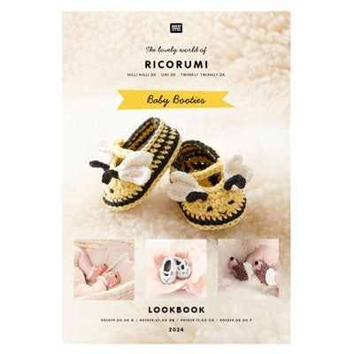 Chaussons pour bébé (français) - Livre de modèles Ricorumi DK