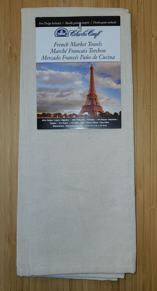 French Market Tea Towel - Light