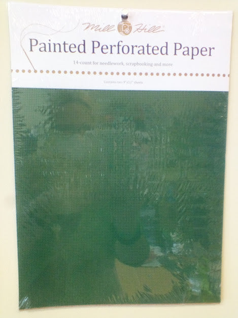 Mill Hill - Papier perforé - Vert