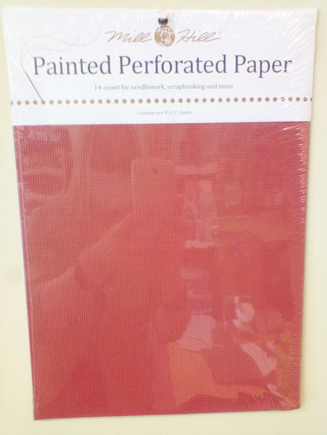 Mill Hill - Papier perforé - Rouge