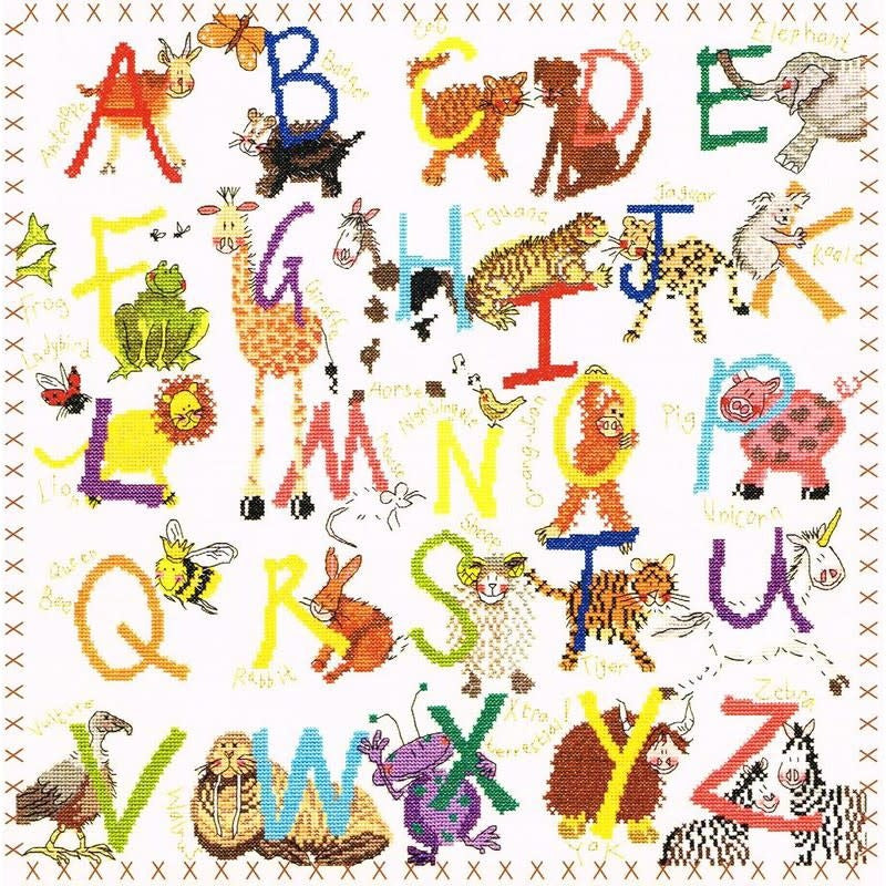 Alphabet Animal Sampler – Artisanthropy Fibre Arts