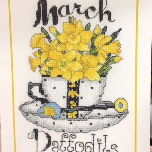 X’s & Oh’s - Birth Flower - March Daffodil