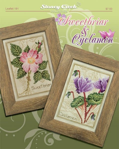 Stoney Creek Collection - Leaflet 181: Sweetbriar & Cyclamen